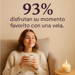 Imagen tipo post con frase relacionado a una estadística de la marca, denota relajación